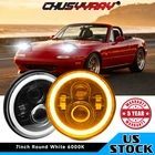 Chusyyray 1PAIR 7" Inch Round Led Headlights For Chevy Bel 1955-57 New. Price: $63.99.