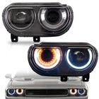 Vland Led Headlights Projector For 2008-2014 Dodge Challenger W/sequential New. Price: $219.99.
