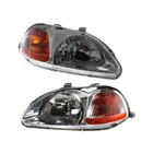 For Honda Civic 1996 1997 1998 Headlights Pair Halogen HO2519101, HO2518101 New. Price: $137.28.