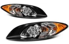 Pair Black Halogen Headlights Assembly For 2010 2011-2016 International Prostar New. Price: $319.98.