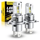 Auxito 9003 H4 Led Headlight Bulbs Kit 30000LM Hi/lo Beam Super Bright White 2X New. Price: $37.99.