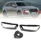 Pair Car Headlight Lens Cover Lh+rh Lampshade Shell Glue For Audi Q7 2016-2019 New. Price: $135.65.
