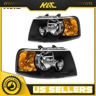 Headlight Assembly 03-06 Ford Expedition Halogen Black/clear Amber Reflector New. Price: $86.99.