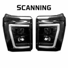 Recon 264272BKCS Projector Headlights 11-16 Ford Sdnew. Price: $949.95.