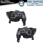 Trq Headlight Assembly Set Fits 17-22 Jeep Grand Cherokee Wk New. Price: $230.02.