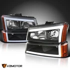 Fits Black 2003-2007 Chevy Silverado Avalanche Led Tube Headlights+ Bumper Lamps New. Price: $98.21.