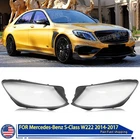 For Mercedes-benz W222 S350 S550 S600 2014-2017 Pair Headlight Lens Lamp Covers New. Price: $80.99.