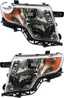 Driver And Passenger Side Headlight Ford Edge 2007-2010 Halogen With Bulbs C New. Price: $320.60.