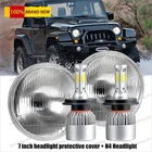 2PCS 130W Glass 7" Round Led Headlights For Jeep Wrangler 1997-2018 Tj Lj Jk New. Price: $60.56.
