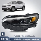 For 2019-2023 Jeep Cherokee Full Led Headlight W/bulb W/module Left Driver Side New. Price: $134.99.