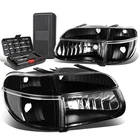 For 1995-2001 Expedition/mountaineer Pair Black/clear Signal Headlight+tool Box New. Price: $95.88.