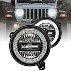 9" Inch Led Halo Drl Headlights For Jeep Wrangler Jl Gladiator Jt 2018-2024 New. Price: $299.99.