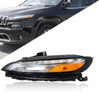 Headlight For 2014-2018 Jeep Cherokee Halogen W/ Drl&ballast Left Side Headlamp New. Price: $101.70.