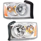 For 2005 Dodge Dakota Headlight Pair Driver And Passenger Side Dot W/bulbs New. Price: $179.91.