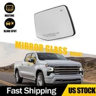 Mirror Glass For 19-24 Chevy Silverado Gmc Sierra Blind Spot Heated Right Side New. Price: $28.49.