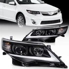 Pair Kit Led Headlights Assembly For 2012-2014 Toyota Camry 2.4L 3.5L Black New. Price: $285.99.