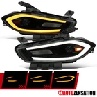 Smoke Fit 2013-2016 Dodge Dart Projector Headlights Led Tube Sequential Signal New. Price: $303.04.