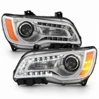 For 2011-2014 Chrysler 300 Headlight Driver And Passenger Side Dot W/bulbs New. Price: $416.66.