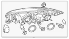 Genuine Ford Headlight Assembly DT1Z-13008-P New. Price: $498.76.