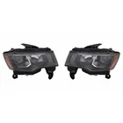 For Jeep Grand Cherokee Headlight 2017-2020 Pair Passenger Driver Black Bezel New. Price: $320.66.