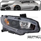 Passenger Side Rh Halogen Headlight Fits Honda 19-21 Civic New. Price: $127.37.