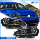 Pair/set Full Led Drl Projector Headlights For Volkswagen Golf Gti MK7 2015-2017 New. Price: $315.99.