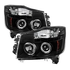 Spyder Black Projector Headlights Led Halo For 04-15 Nissan Titan 04-07 Armada New. Price: $255.71.