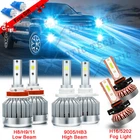 8000K Led Headlight + Fog Bulbs 6X For Chevy Silverado 1500 2500 2007-2015 New. Price: $44.99.