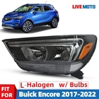 For 2017-2022 Buick Encore Halogen Headlight Black Housing W/ Bulb Driver Side New. Price: $93.99.