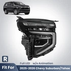 Full Led Headlight For 2025-2026 Chevy Suburban/tahoe W/o Animation Right Side New. Price: $369.00.