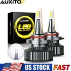 Auxito 9012 HIR2 Led Headlight Bulbs High Low White Super Bright Beam 80000LM New. Price: $183.82.