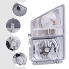 Headlight + Clear Bumper Corner Lamp Fit For 08-20 Isuzu Npr-hd Nqr Nrr Lh New. Price: $75.36.