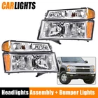 Pair Amber Corner Clear Headlights Fit For 2004-2012 Chevy Colorado Gmc Canyon New. Price: $103.25.