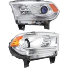 For Dodge Durango Headlight 2014 2015 Pair Passenger And Driver Chrome W/bulbs New. Price: $398.32.