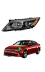 Fits 2014-2015 Kia Optima Halogen Headlight Left Driver, Bulbs Included, No Led New. Price: $68.95.