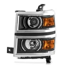 Weelmoto Left Headlight Projector For 2014-2015 Chevy Silverado 1500 Black Lamp New. Price: $82.88.