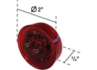 Uni-bond Lighting LED2000-4R 2" Round Red Marker Lamp 4-DIODE New. Price: $32.48.