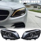 Led Headlights W/sequential For 2015-2018 Mercedes Benz C-class Halogen Version New. Price: $674.99.