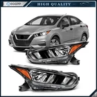 Halogen Type Headlights Assembly For Nissan Versa Sv 2020-2024 Set New. Price: $133.99.