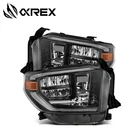 Alpharex Luxx Led Crystal Headlights Black For 2014-2021 Toyota Tundra New. Price: $530.00.