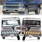 Vland Led Headlights Set For 2016-2018 Chevrolet Silverado 1500 W/animation New. Price: $549.99.