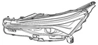 Genuine Acura Headlight Assembly 33150-3BH-A01 New. Price: $652.77.