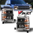 For 2014-2015 Chevy Silverado 1500 Projector Headlights Chrome Drl Front Lamps New. Price: $249.99.