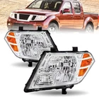 For Nissan Frontier 2009-2021 Chrome Headlights Assembly Amber Corner Lamps Pair New. Price: $69.89.