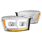 For Dodge Ram 3500 06-09 Lumen Chrome Dual Led Drl Bar Projector Headlights New. Price: $405.07.