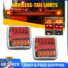 2X Wireless Led Rear Tail Lights Magnetic Battery Operated Usb Tow Truck Trailer New. Price: $56.99.