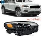 For 2019-2021 2022 Jeep Cherokee Passenger Side Led Black Headlight 68275945AH New. Price: $117.43.