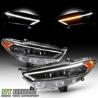 Blk 2013-2016 Ford Fusion Switchback Led Drl Dual Projector Headlights Headlamps New. Price: $298.99.