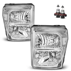 Pair Headlights 2011-2016 Ford F250 F350 F450 F550 Super Duty W/ Bulbs New. Price: $112.98.