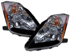Fits 2003-2005 Nissan 350Z Headlights Set NI2502146 NI2503146 Halogen Black New. Price: $202.07.